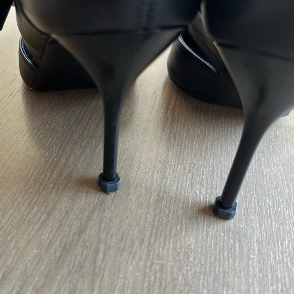 ALEXANDER MCQUEEN PUNK buckle 40mm leather mules BRAND NEW 7.5/37.5 - Picture 3 of 11